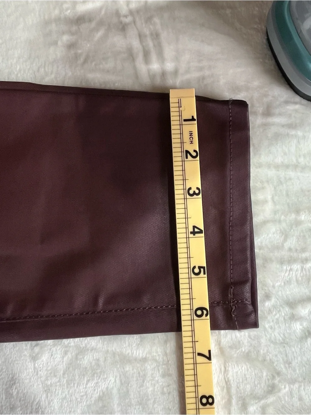 NWT a.n.a Burgundy High‎ Rise Skinny Coated Pants Size 14 Faux Leather
